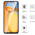 Miniatyrbild 3 av 4: Härdat glas för Xiaomi Redmi 13C - 3 delar - 9H resistent transparent skyddsglas