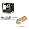 Miniatyrbilde 2 av 4: HURRISE 3D-skrivertilbehør Messingdyse 3D-skrivertilbehør UM3 Ekstruder Messingdyse Datamaskin Skriver
