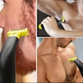Pikkukuva 4 / 7: Philips Norelco OneBlade 360 Kasvo- ja Kehon Hybridsähköparta- ja Parranleikkuri Miehille 5-in-1 Kasvojen Parranleikkurilla,A