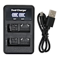 Miniatyrbillede 1 af 8: USB-kamerabatterioplader til EN EL14 EN EL14A-batteri til D5300 D3200 D5200 D3400 D5600 D3500 D3300 D3100-kamera