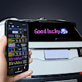 Miniatyrbild 5 av 5: Bil LED-skylt Flexibel LED-matrispanel USB Bluetooth-applic 12*47cm