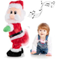Miniatyrbild 1 av 5: Twerking Tomte - Dansande Elektrisk Julplyschdocka Sjunger Engelska Sånger Jultomte Leksaker för Barn