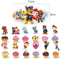 Miniatyrbilde 4 av 4: 26 Paw Patrol Pynt, Bursdagskake Topper, Cupcakes G