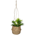 Miniatyrbillede 3 af 3: Atmosphera - Hængepotte i siv D 18 cm
