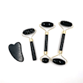 Miniatyrbild 1 av 5: Obsidian Jade Roller Massager Gouache Scraper B B