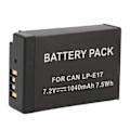 Miniatyrbillede 2 af 10: LP E17 Batteri Intelligent Høj Kapacitet 1040mAh Udskiftning til 200D II R10 RP 750D M6mark2 800D 850D 77D 760D M3 M5 ++