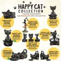 Buddha kattstaty meditation yoga samlarobjekt present till katt