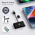 Miniatyrbilde 4 av 5: Trådløs Carplay-adapter for Android eller Apple Trådløs biladapter, Apple Trådløs Carplay-dongle, Plus