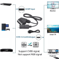 Miniatyrbillede 3 af 5: Kabel til SCART til HDMI-konverter DVD HD TV videoadapterkabel