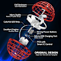 Miniatyrbillede 2 af 7: Flyvende boldlegetøj, Hover Orb, Globe Shape Magic Controller Mini Drone, RGB Lights Spinner 360 roterende snurrende UFO-legetøj til børn og voksne (rød)