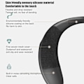 Pikkukuva 2 / 5: Bluetooth-kaulassokaiutin, 5.0 kannettava langaton kaiutin melunvaimennusmikrofonilla, 3D-stereokaulassokaiutin, ergonominen muotoilu, sopii perhematkailuun