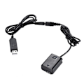 Pikkukuva 3 / 3: Np-fw50-akku + DC-virtapankki (5V 2A) USB-sovitinkaapelin vaihto Ac-pw20:lle Sony Nex-3/5/6/7 -sarjalle A33 A37 A35 A55 A7 A7r A7ii