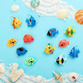Pikkukuva 8 / 10: 10 kpl Ocean Tropical Fish Uivat kalat Teko-trooppinen kala Random color Random color