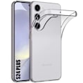 Pikkukuva 1 / 4: Kotelo Samsung Galaxy S24 Plus (S24+) - Pehmeä liukumaton läpinäkyvä suoja