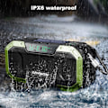 Miniatyrbild 3 av 5: 5000mAh vevradio vattentät nödradio solhögtalare - Perfekt green