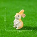 2026 påskehare som holder egg hagedekorasjon søt hagepynt**4# Blomsterkanin 4# Flower Rabbit