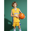 Pikkukuva 2 / 4: Kobe Bryant No.24 Koripallopaita Setti Lakers Uniform lapsille ja teineille K Yellow[qb] Yellow S (120-130CM)