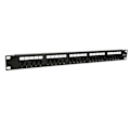 Miniatyrbilde 2 av 8: RJ11 Gjennomgående Hull 25 Porter Anti-Interferens Gullbelagt Pin CAT3 Patch Panel for 19 Tommers Stativskap 0.7