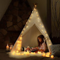Miniatyrbillede 4 af 9: Stjerneformet Lysstreng 10 ft 20 LED Feelyse Batteridrevet Vandafvisende Indendørs Til Soveværelse Fest Bryllup Juletræ Dekorationer (Varmt Hvidt)