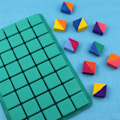 Miniatyrbillede 1 af 5: Firkantet chokoladeform af form DIY manuel form 29,8*19,7*1,8cm