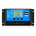Miniatyrbillede 1 af 2: 10A 12V/24V Laderegulator Regulator Solpanel Intelligent B