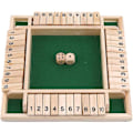 Miniatyrbilde 1 av 4: Spiller Shut Box Brettspill Digital Flip Brettspill Familiespill Brettspill green