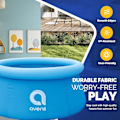 Miniatyrbillede 2 af 4: 183 cm x 74 cm Oppustelig Swimmingpool Udendørs Rund Luft Top Ring Pools