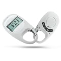 Miniatyrbillede 4 af 8: 1 stk. Nøjagtig bærbar fitness-skridttæller - Spor trin, afstand og forbrændte kalorier white