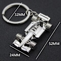 Miniatyrbilde 8 av 8: Mote Mini Formel 1 Racing Bil Styling Pendel Nøkkelring For