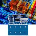 Miniatyrbild 3 av 8: TTP226 8-kanals kapacitiv beröringsbrytare digital beröringssensor modul