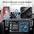 Miniatyrbild 3 av 5: Trådlös Carplay-adapter för Android eller Apple Trådlös biladapter, Apple Trådlös Carplay Dongle, Plus