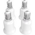 Miniatyrbilde 4 av 5: 4x Sockeladapter - E14 til E27 Sockelkonverter