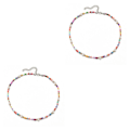 Pikkukuva 3 / 5: 1/2/3/5 helmen kaulakoru helmillä koristeltu Choker säädettävä ketju Boho tyyppi 4 Type 4 2PCS
