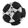 Miniatyrbillede 6 af 8: 38mm 1,5 tommer dobbelt aluminium omniwheel robot omnidirektionelt hjul med metalnav 14166