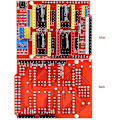 Miniatyrbillede 2 af 5: Cnc Shield Udvidelseskort 4stk A4988 Skridtmotordriver til graveringsmaskine 3d-printer