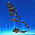 Pikkukuva 3 / 5: 4-pin IDE Big to 2/3/4/5 kiintolevyn virtajohto 4P to Sata Y -jakajasovitin null - A 0.03