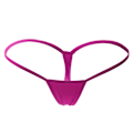 Pikkukuva 4 / 5: Naisten seksikkäät mini-stringit G-string-alushousut Alushousut Punaisenpunainen Rose Red M