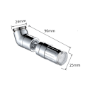 Miniatyrbillede 2 af 5: Universal 720 graders roterende LED-lys, 22mm interface A
