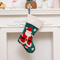 Miniatyrbilde 3 av 5: 2 stk juledekorasjoner Store broderte gamle snømenn Chr