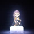 Hot Selling K-POP Demon Hunter Natlampe | Revnet Touch 16-Farve Lampefod, Perfekt til Soveværelsesindretning//Q version-Rumi Q version-Rumi