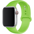 Miniatyrbilde 1 av 6: Silikonrem for Apple Watch Band 45mm 44mm 42mm 49mm 41mm 40mm 38mm armbånd iwatch Series 8 7 9 SE 4 3 5 Ultra 6 Grønn Green 38 40 41 mm M-L