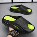 Miniatyrbillede 2 af 5: Sommer Fashion British Style Hjemmesko Mænds Bløde Sål Sky Følelse Ungdom Udendørs Sport Anti-Slip Store Cool Slippers Khaki Khaki 43-44