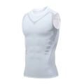 Miniatyrbilde 1 av 5: Ionic Shaping ermeløs skjorte, vest i is-silke stoff white2 white2 3XL