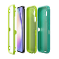 Miniatyrbild 5 av 5: TASHHAR Samsung Galaxy A54 5G Fodral med Bältesklämma Holster Militärklass Tungt 3 i 1 Stöttålig Pansar Robust Hållbar för Galaxy A54 5G greenyellow
