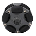 Miniatyrbillede 4 af 8: 58mm Plast Omni Hjul Dobbelt Række Roterende Omni Retningsbestemt Hjul Reservedele 14135