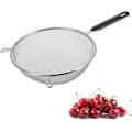 Miniatyrbillede 2 af 6: Husholdningssi, Traditionell, ø 18 cm, rustfrit stål/plastik, sølv/sort