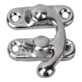 Miniatyrbillede 1 af 2: 30 stk. Hasp Hook Retro Stil Jern Spænde Hook Hasp til Smykker Gaveæsker 3,2 x 2,8 cm Sølv Højre Spænde Hook Hasp