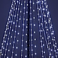 Miniatyrbillede 3 af 5: Julgran i kegleform med LED-lys, stjerne, julepynt, indendørs og udendørs gran Multi Colour Multi Colour 5FT