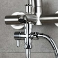 Miniatyrbilde 3 av 5: G1/2\" Universal T-kobling i solid messing for hånddusj