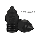 Miniatyrbild 3 av 5: Härdat stål 0,2 0,4 0,6 0,8 3D-skrivarmunstycke för Ender3 5Pro/ Ender3V2/CR6SE/CR10 Skrivmunstycken 2PCS 0.01 0.6mm